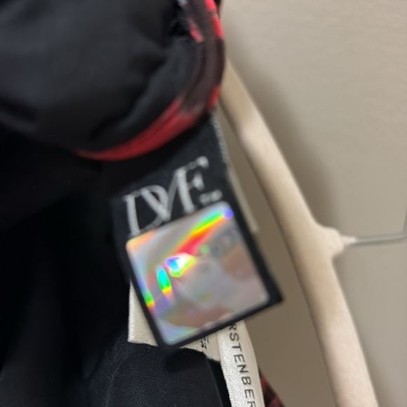 Diane Von Furstenberg Multicolor Patterned Women's Dress- size 4-silk and cotton - Picture 5 of 5